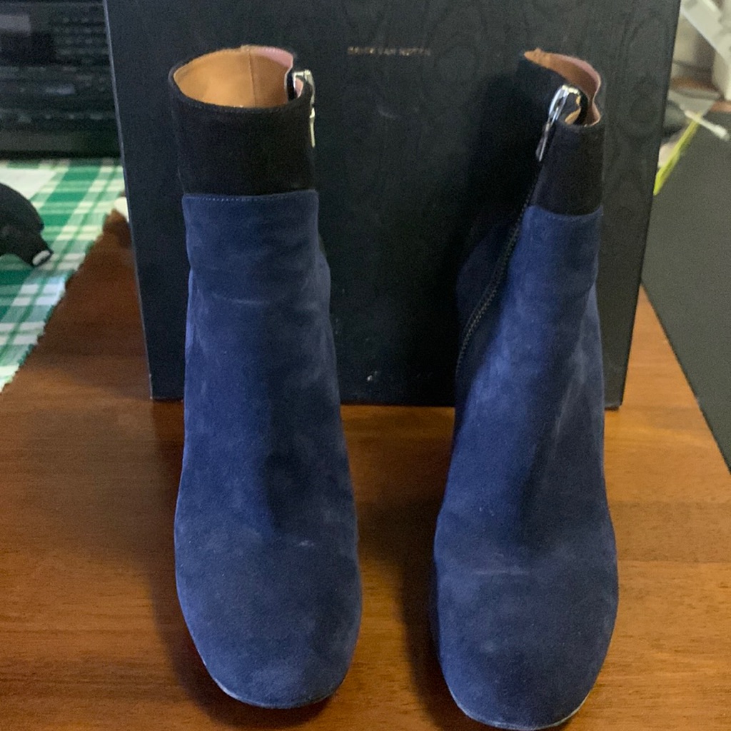 Dries Von Notten BiColored Zip Bootie